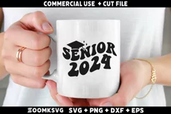 Senior 2024 SVG | Graduation SVG | 2024 Graduate SVG Product Image 2