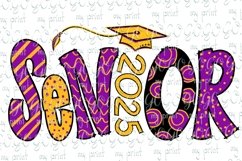 Senior 2025 png Senior class of 2025 Graduation sublamation Product Image 1