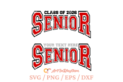 Class of 2026 Senior shirt svg, Graduation svg Product Image 4