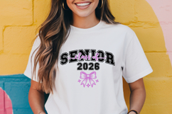 Senior Class of 2026 SVG File with Bow | 2026 Graduation SVG Product Image 2