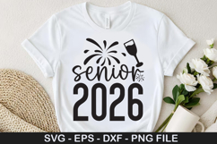 Senior 2026 SVG - Happy New Year Design Product Image 1