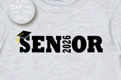 Senior 2026 Graduation cap Graduate shirt Class of 2026 Product Image 1