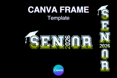 Seniors 2026 Canva Frame Graduation Class of 2026 Add Photo Product Image 1