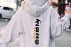 Senior 2026 Vertical SVG Cut File | 2026 Graduation SVG Product Image 2