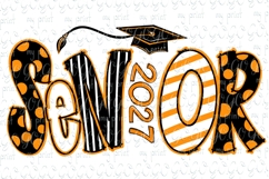 Senior 2027 png Senior class of 2027 Graduation sublamation Product Image 1