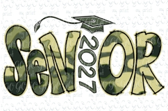 Senior 2027 png Senior class of 2027 Graduation sublamation Product Image 1