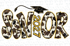 Senior 2027 png Senior class of 2027 Graduation sublamation Product Image 1
