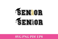 Senior 2027 SVG Cut File for Cricut and Silhouette Product Image 1