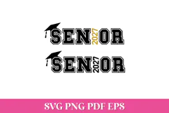 Senior 2027 SVG Cut File for Cricut and Silhouette Product Image 1