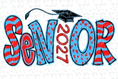 Senior 2027 png Senior class of 2027 Graduation sublamation Product Image 1