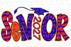 Senior 2027 png Senior class of 2027 Graduation sublamation Product Image 1