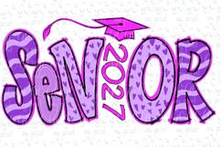 Senior 2027 png Senior class of 2027 Graduation sublamation Product Image 1