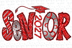 Senior 2027 png Senior class of 2027 Graduation sublamation Product Image 1