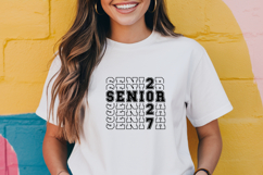 Senior 2027 Stacked SVG Cut File Product Image 2