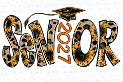 Senior 2027 png Senior class of 2027 Graduation sublamation Product Image 1