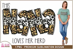 This Nana Loves Her Herd sublimation, Nana png, Grandma png Product Image 1