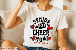 Senior Cheer Mom 2027 SVG Class of 2027 Cheerleader Mom Cut Product Image 2