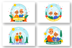 10 World Senior Citizen Day Illustration Product Image 2