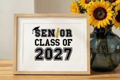Senior Class of 2027 SVG Cut File Product Image 3