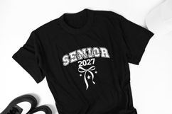 Senior Class of 2027 SVG Cut File with Coquette Bow Product Image 4