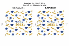 senior class of 2023 skinny tumbler sublimation design for 20oz and 30oz skinny tumbler sublimation wrap