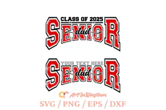 Proud senior dad svg, Fourth year student dad graduation svg Product Image 4