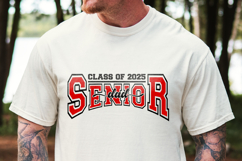 Proud senior dad svg, Fourth year student dad graduation svg Product Image 2