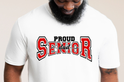 Proud senior dad svg, Fourth year student dad graduation svg Product Image 1