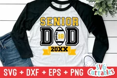 Football Dad SVG | Senior Dad | Shirt Design Product Image 1
