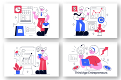 10 Third Age Entrepreneurs Illustration Product Image 2