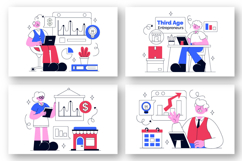 10 Third Age Entrepreneurs Illustration Product Image 3