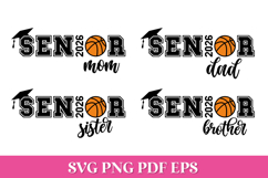 2026 Basketball Senior Mom Quote | Basketball Senior Family Product Image 1