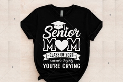 Senior Mom 2026 SVG, Graduation SVG Design,cheer mom,senior Product Image 4