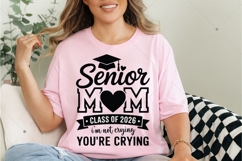 Senior Mom 2026 SVG, Graduation SVG Design,cheer mom,senior Product Image 5
