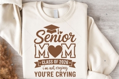 Senior Mom 2026 SVG, Graduation SVG Design,cheer mom,senior Product Image 6