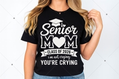 Senior Mom 2026 SVG, Graduation SVG Design,cheer mom,senior Product Image 7