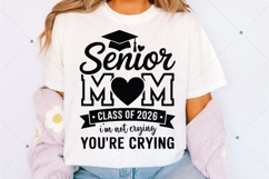 Senior Mom 2026 SVG, Graduation SVG Design,cheer mom,senior Product Image 3