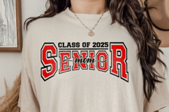 Proud senior mom svg, Fourth year student mom graduation svg Product Image 3