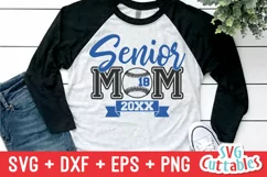 Baseball Softball Senior Mom | Senior Mom SVG | Shirt Design Product Image 1