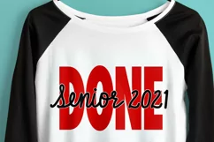 Senior 2021 SVG File, Class of 2021 SVG, Graduation SVG File Product Image 3