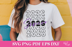 Senior 2026 Stacked SVG Quote Product Image 2