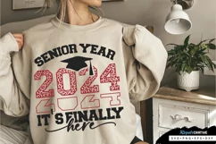 Senior Year 2024 It's Finally SVG, Graduation SVG Design Product Image 2