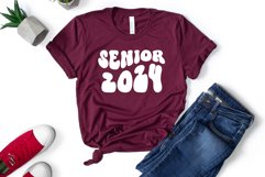 Senior 2024 | Wavey Text SVG Product Image 2