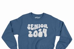 Senior 2024 | Wavey Text SVG Product Image 4