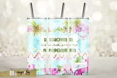 Senorita needs a Margarita summer Seamless tumbler wrap png Product Image 1