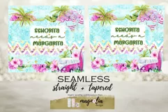 Senorita needs a Margarita summer Seamless tumbler wrap png Product Image 2