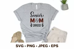 Senior mom 2022. Baseball or softball mom SVG. Sports mom. Product Image 2