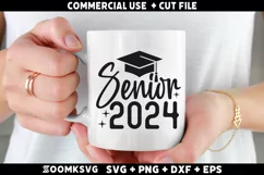 Senior 2024 SVG | Graduation SVG | 2024 Graduate SVG Product Image 2