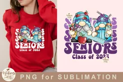 Senior 2023 Png, Digital Download, gnomies Senior 2023 Product Image 2
