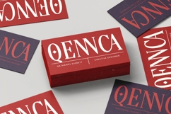 Senovac - Bold Tall Serif Display Font Product Image 5